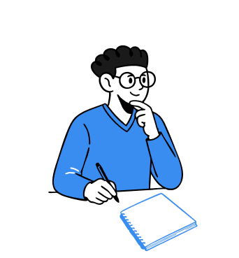 Ilustración de una persona pensando ideas para su emprendimiento